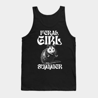 Feral Girl Summer Opossum Tank Top